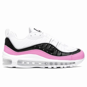 Women's Air Max 98 SE - White/Black/China Rose Nike trainers with responsive foam