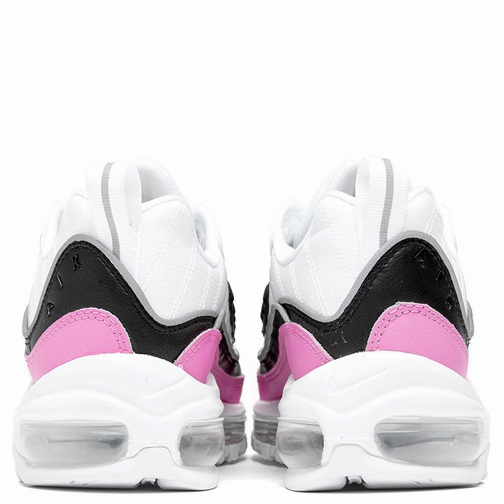 Women's Air Max 98 SE - White/Black/China Rose Nike Foam Comfort Trainers