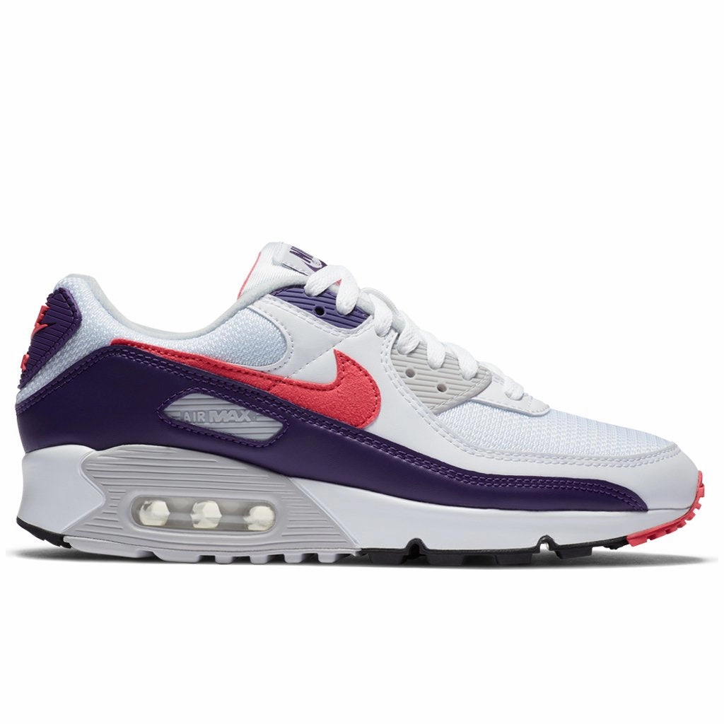Women's Air Max III - White/Eggplant Nike trainers with responsive foam