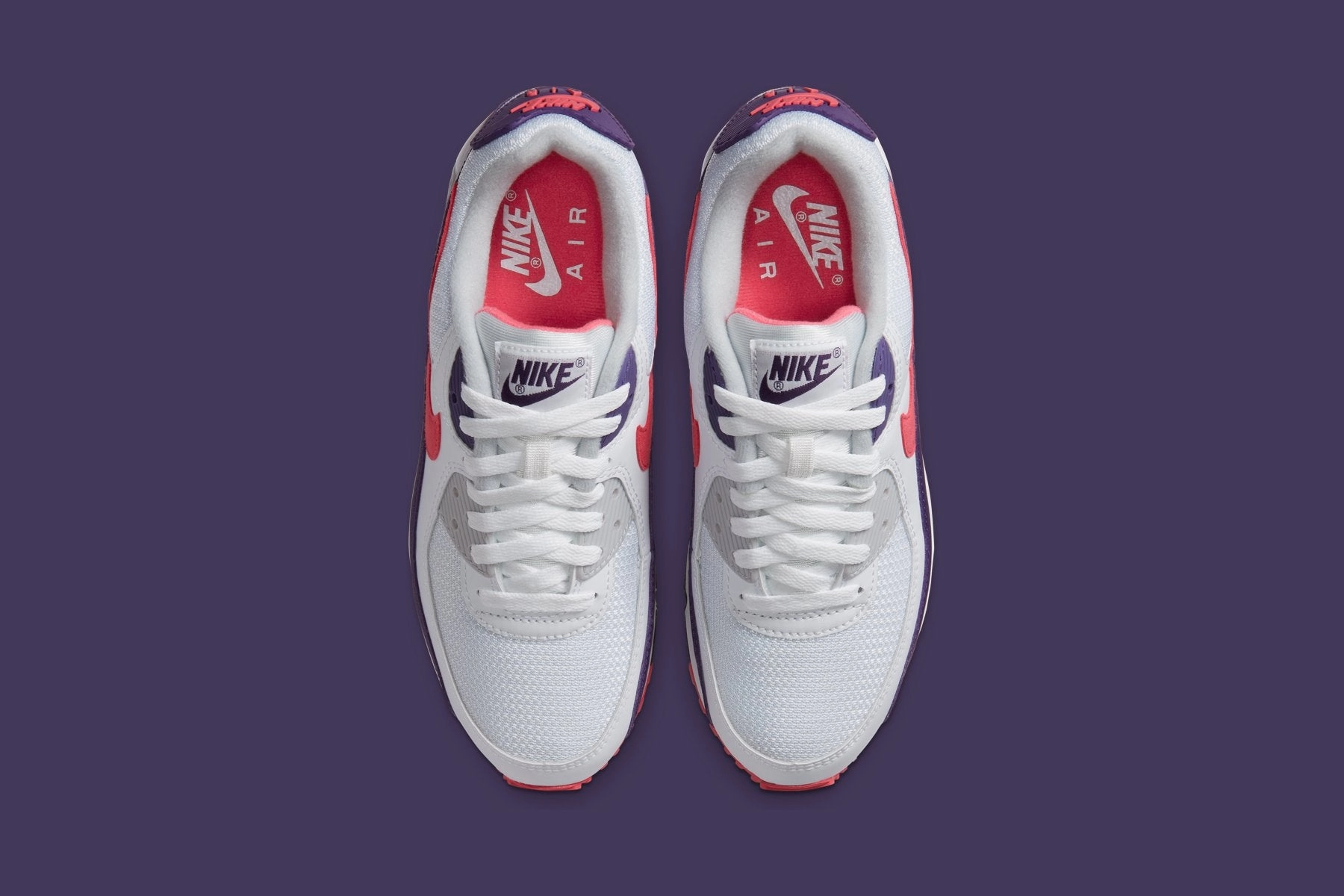 Women's Air Max III - White/Eggplant Nike Foam Comfort Trainers