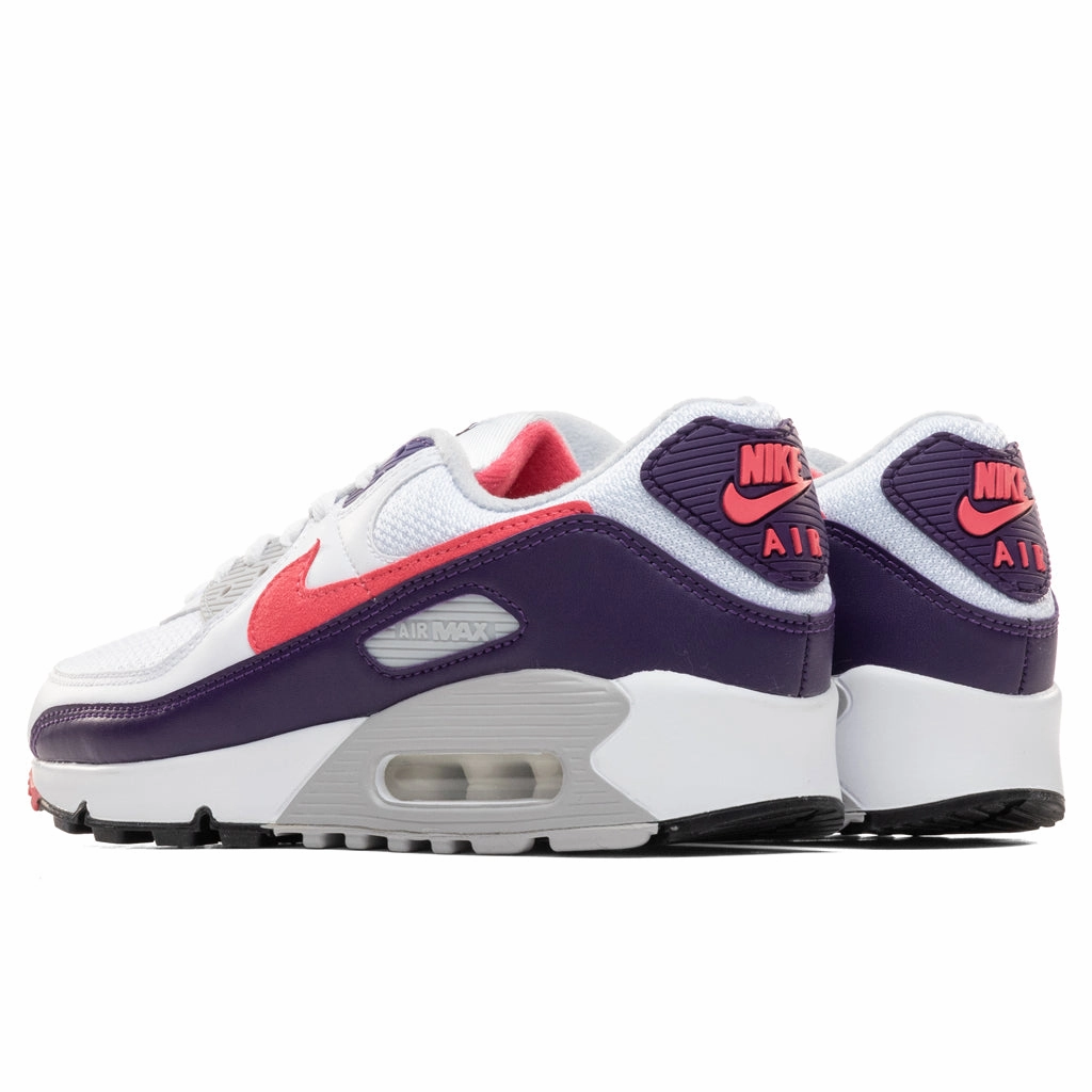Women's Air Max III - White/Eggplant Nike Foam Comfort Trainers