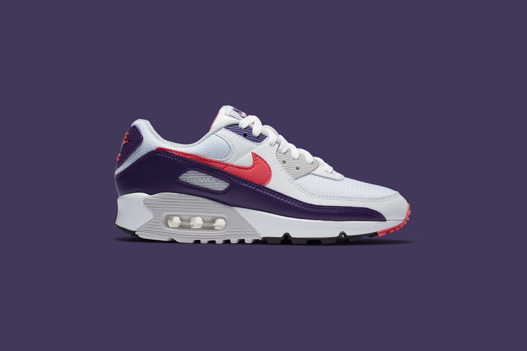 Women's Air Max III - White/Eggplant Nike Foam Comfort Trainers