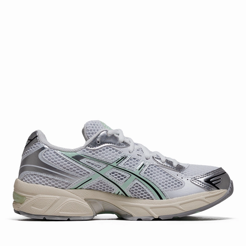 Women's Asics Gel-1130 - White/Mint Tint Asics classic sport shoe designs