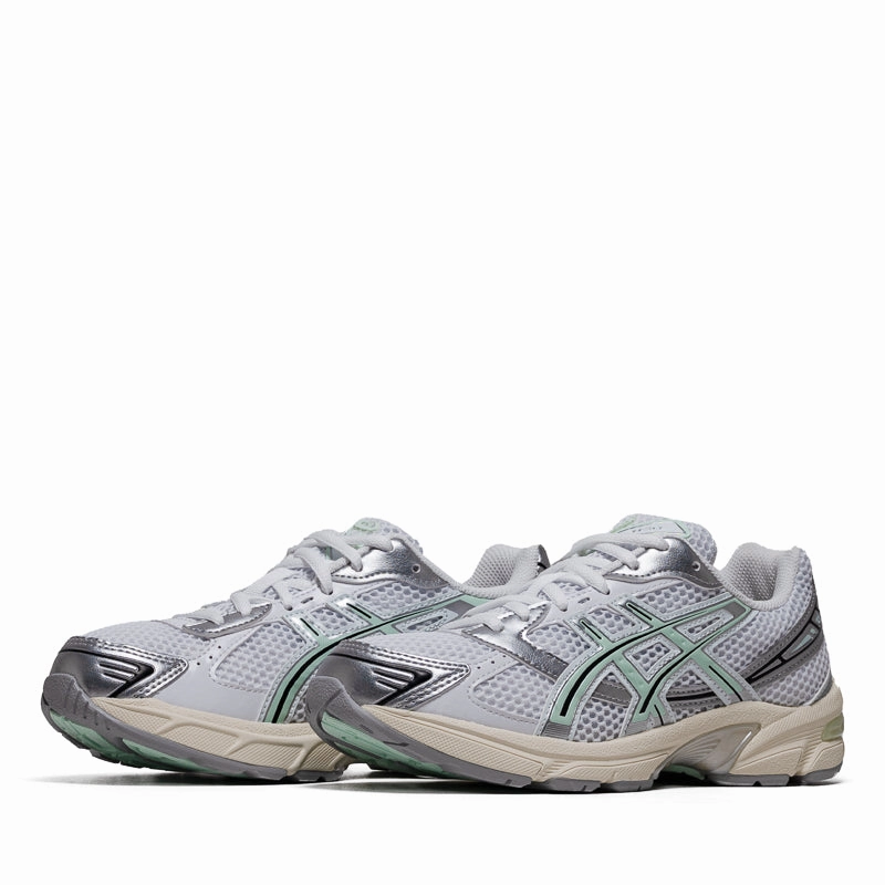 Women's Asics Gel-1130 - White/Mint Tint Asics classic sport shoe designs