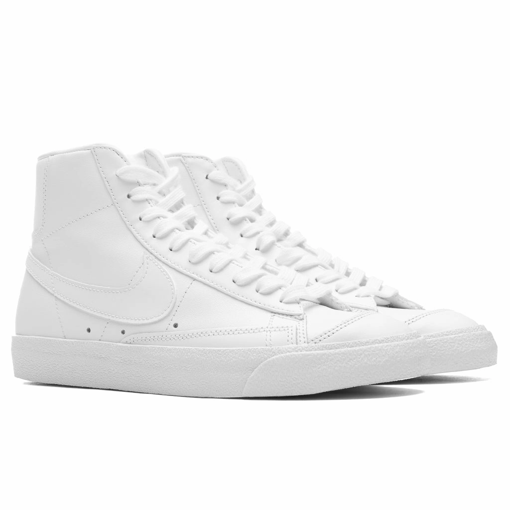 Women's Blazer Mid '77 Vintage - White/White/White Nike Retro Lifestyle Shoes