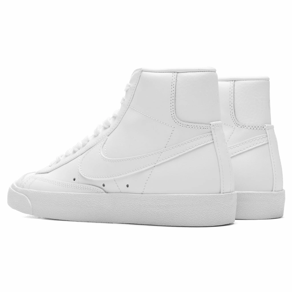 Women's Blazer Mid '77 Vintage - White/White/White Nike Retro Lifestyle Shoes
