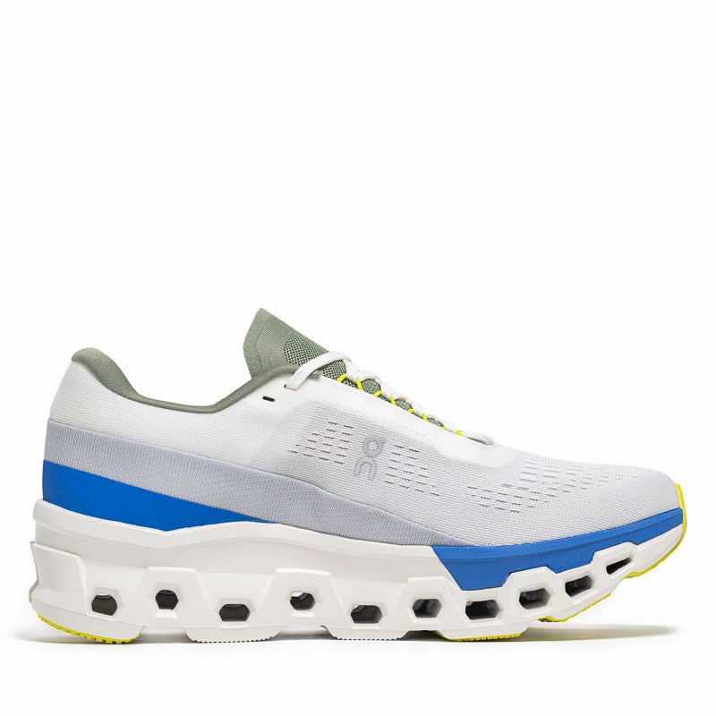 Women's DISTANCE x On Cloudmonster 2 - White/Lapis On versatile athletic shoe designs