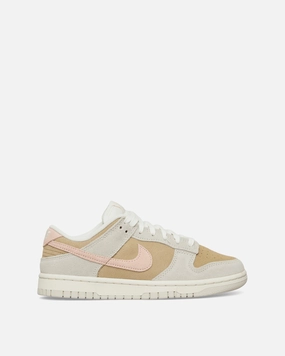 Women's Dunk Low Sneakers Phantom / Parachute Beige / Washed Coral Nike breathable sports sneakers for comfort