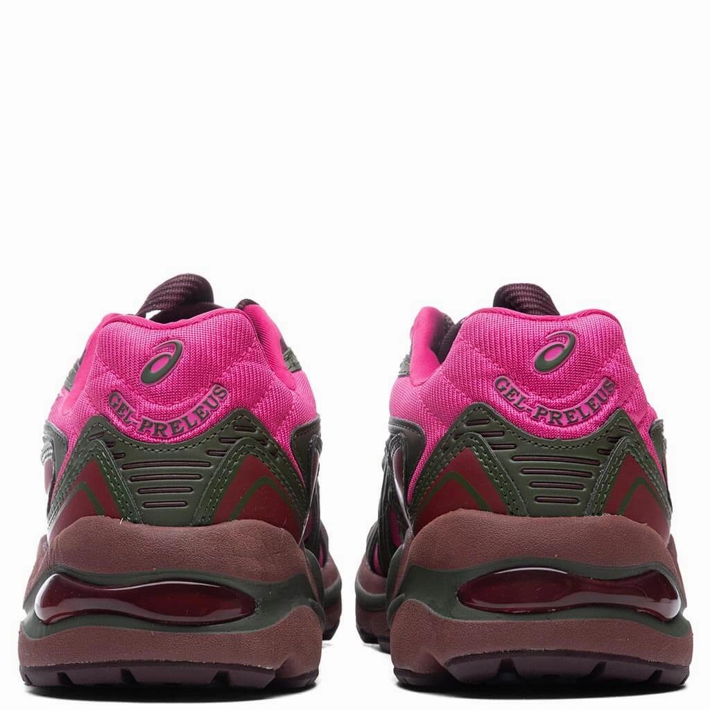 Women's FB1-S Gel-Preleus - Pink Rave/Olive Canvas Asics Gel Cushion Running Shoes