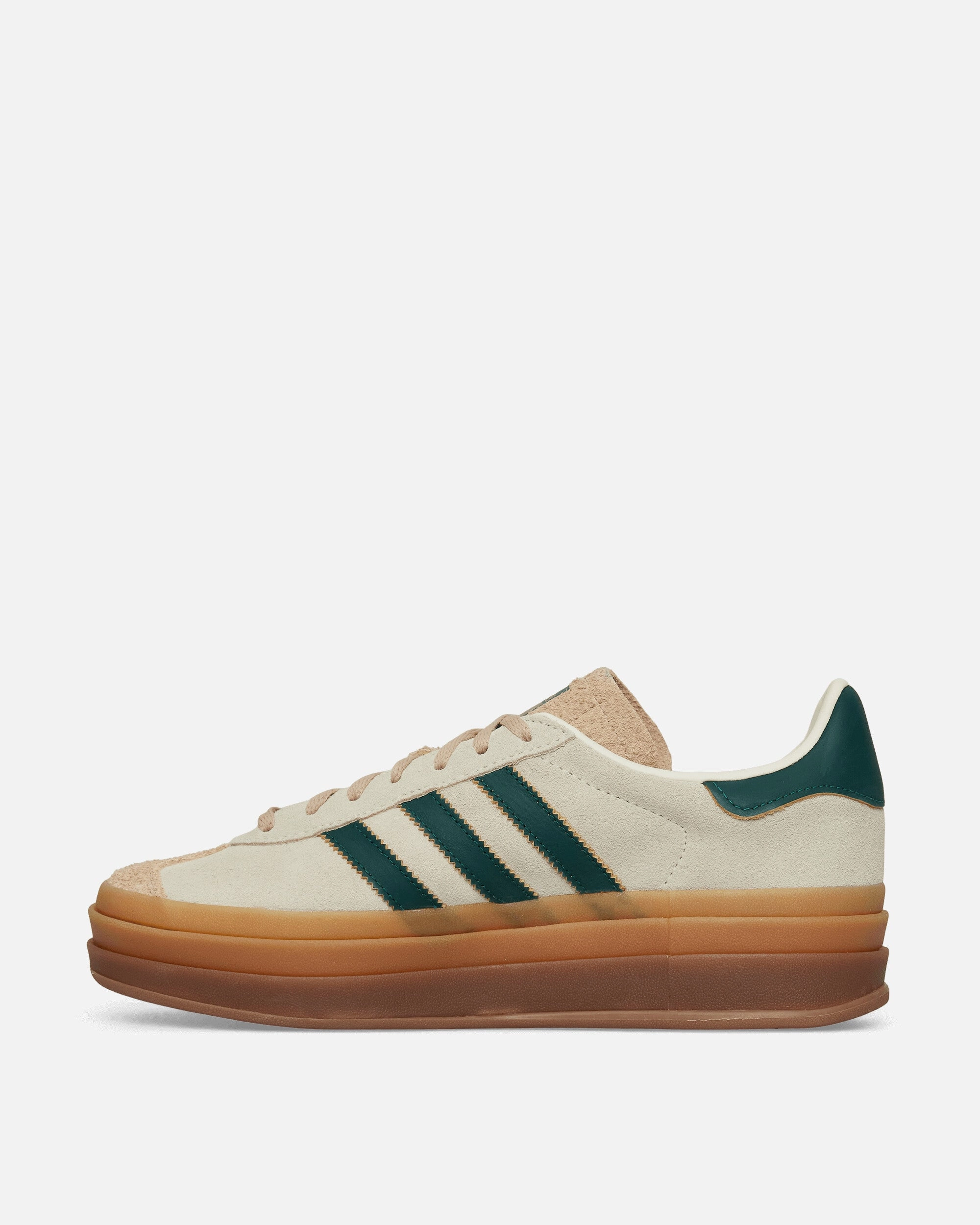 Women's Gazelle Bold Sneakers Cream White / Collegiate Green Comfort Sneakers