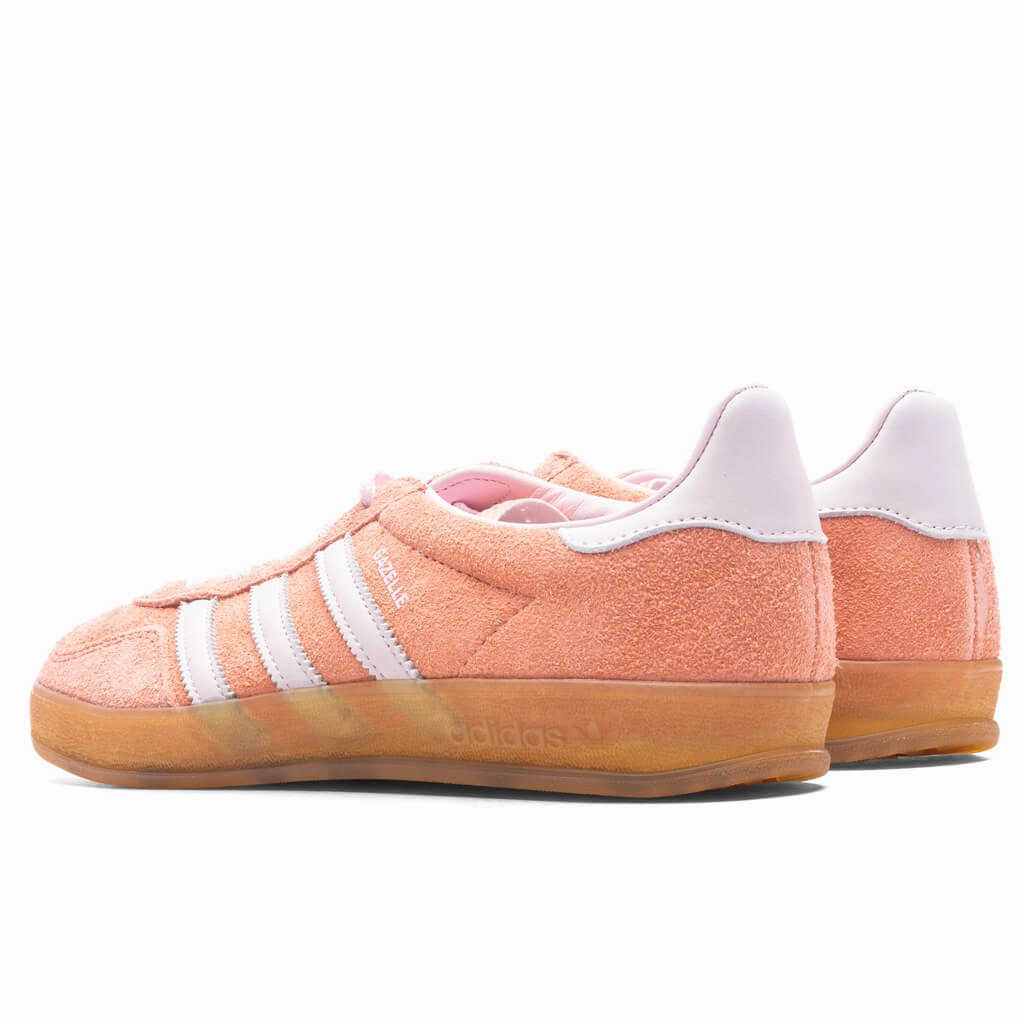 Women's Gazelle Indoor - Wonder Clay/Clear Pink/Gum Adidas Classic Street Sneakers