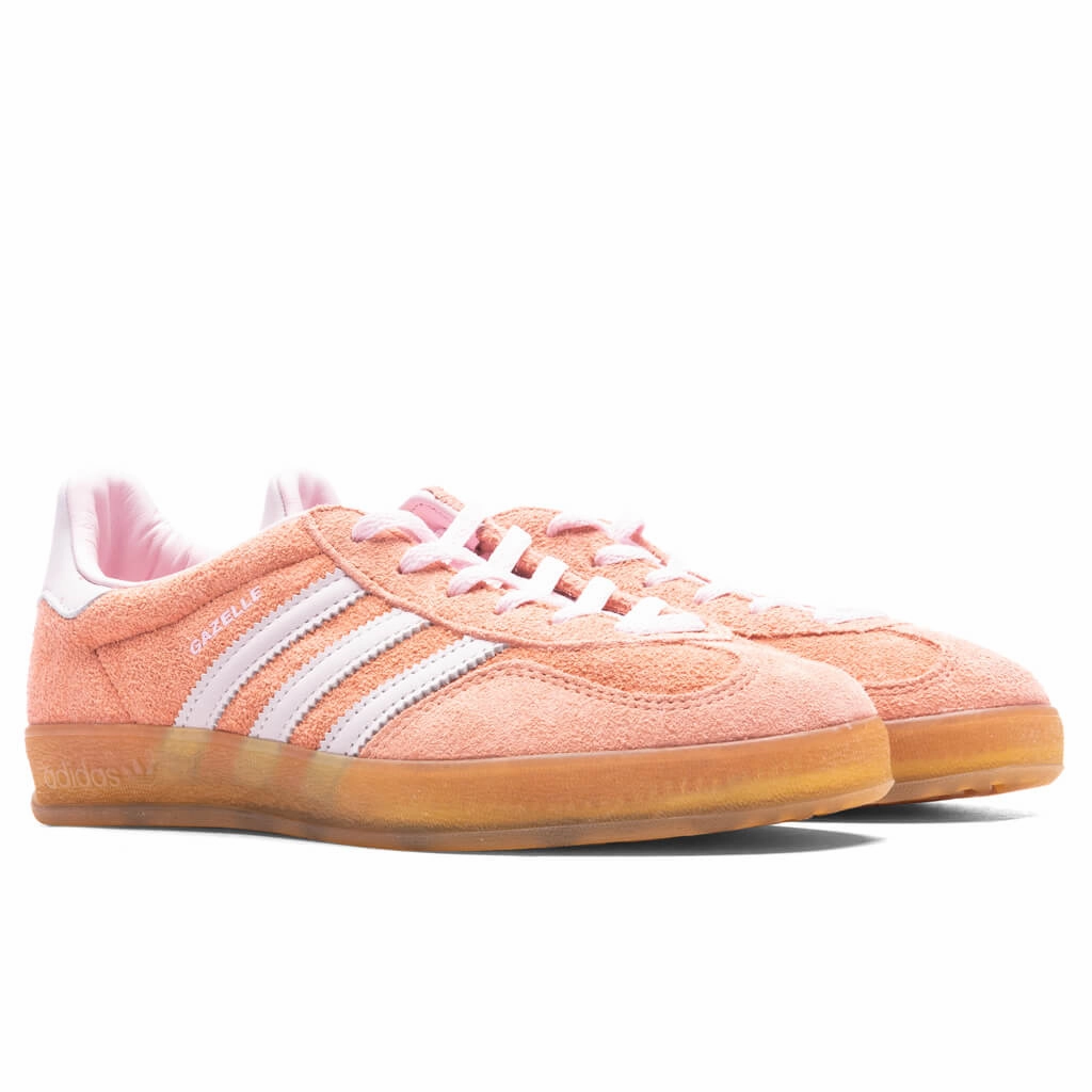 Women's Gazelle Indoor - Wonder Clay/Clear Pink/Gum Adidas Classic Street Sneakers