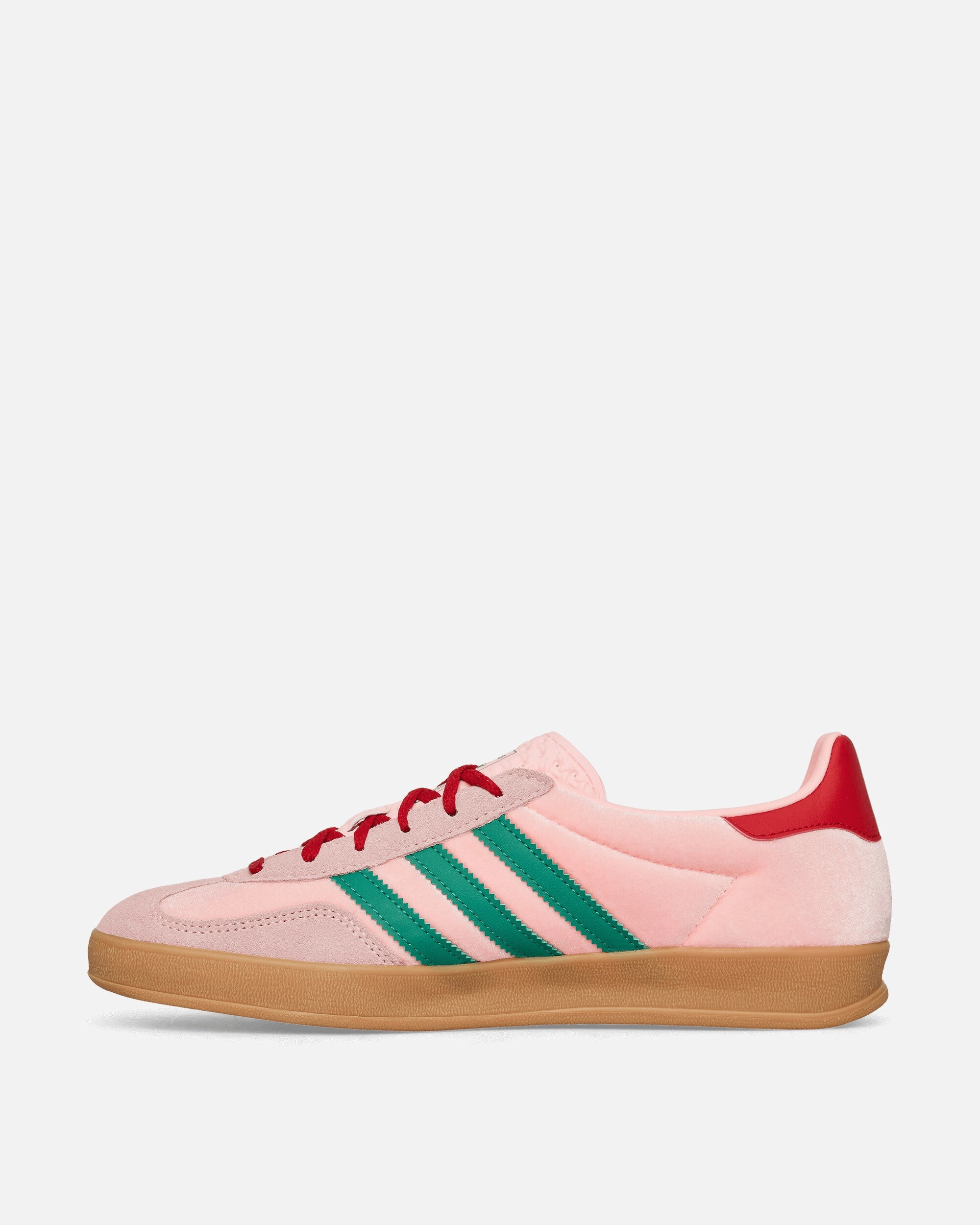 Women's Gazelle Indoor Sneakers Glow Pink / Court Green Comfort Sneakers