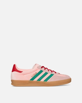 Women's Gazelle Indoor Sneakers Glow Pink / Court Green Adidas sneakers for everyday comfort