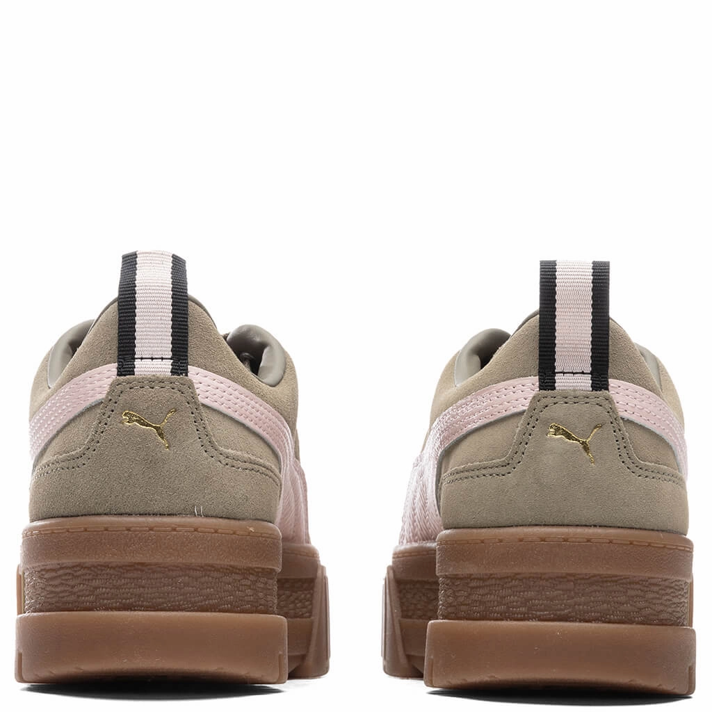 Women's Mayze Gum - Covert Green Puma Suede Street Sneakers