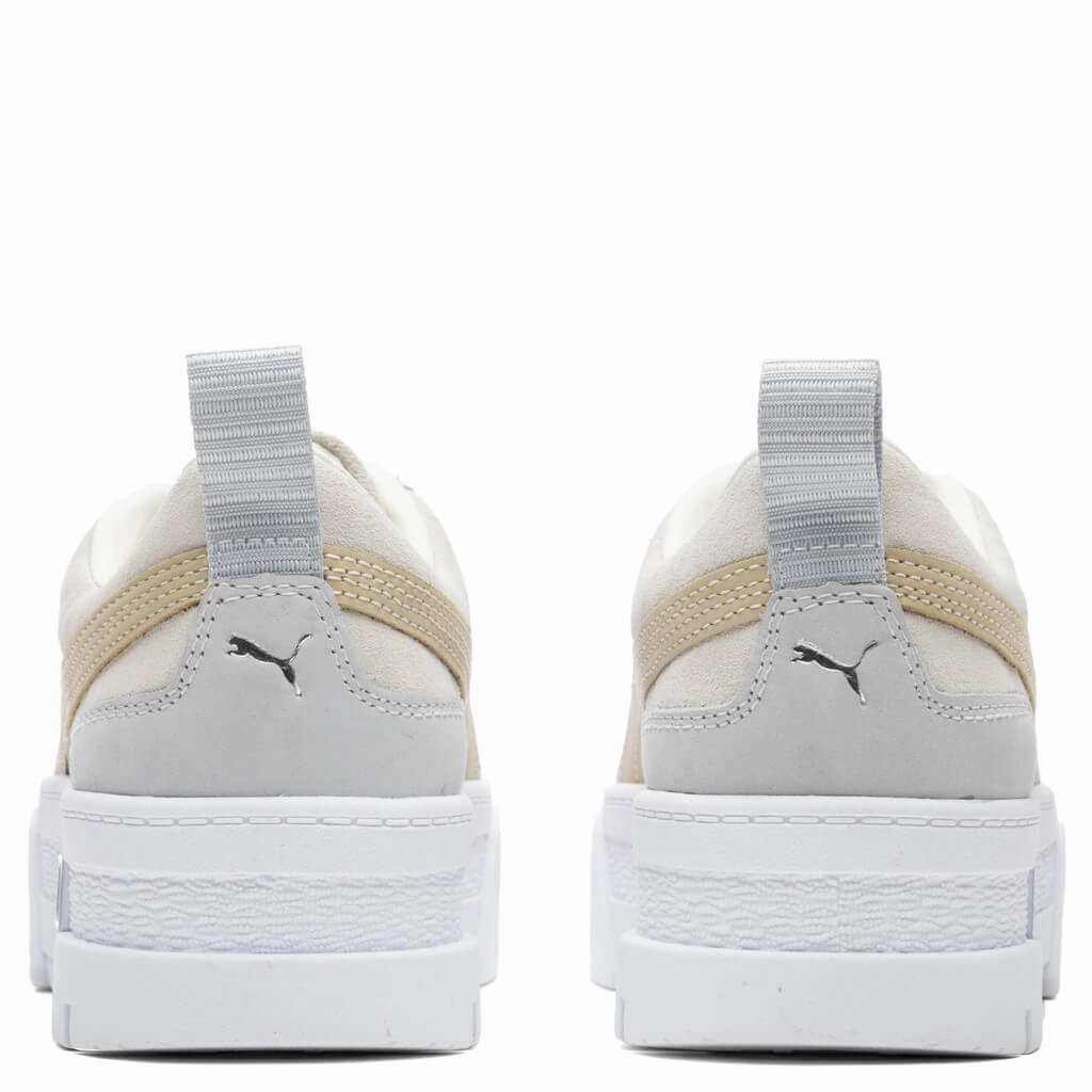 Women's Mayze Luxe - Marshmallow Puma Stripe Logo Trainers