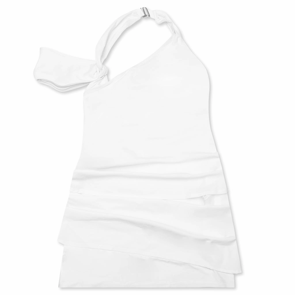 Women's NRG HE Layered Dress - White Nike fashion sneakers with bold branding