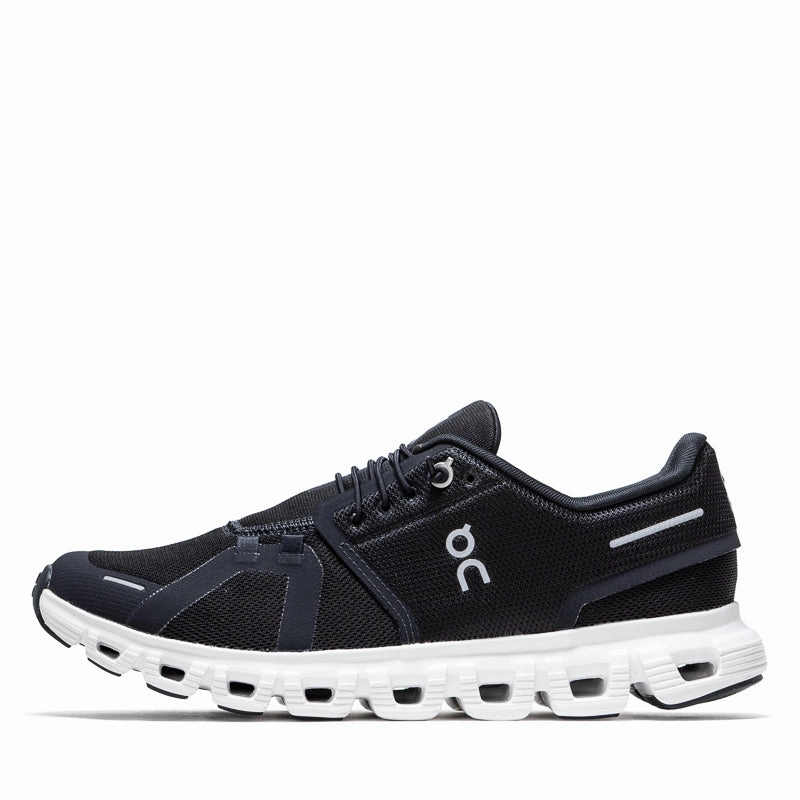 Women's On Cloud 6 - Black/White On performance shoes for runners and walkers