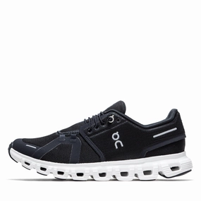 Women's On Cloud 6 - Black/White On performance shoes for runners and walkers