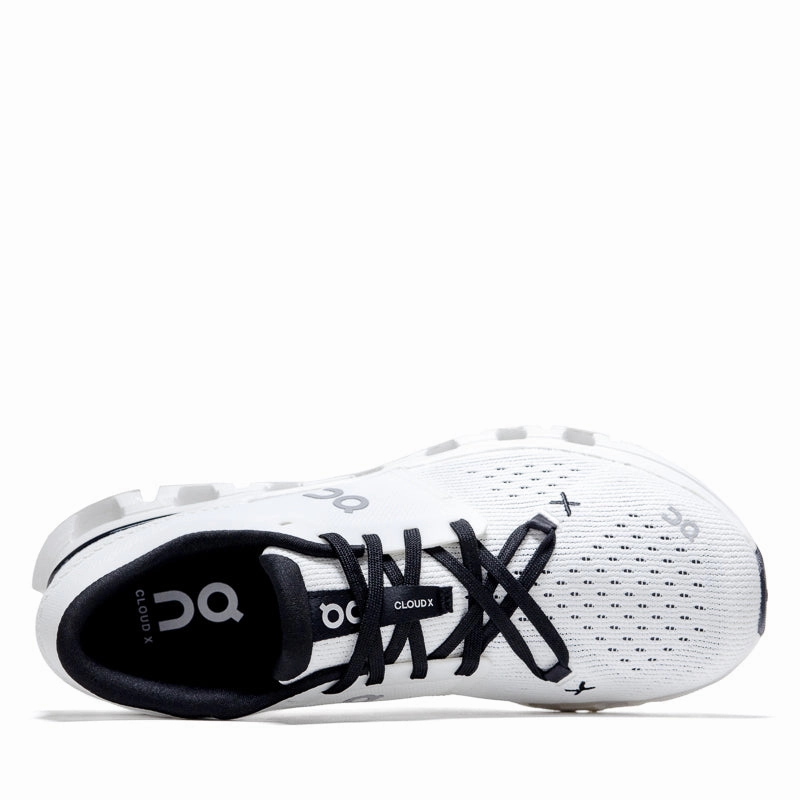 Women's On Cloud X 4 - Ivory/Black On versatile athletic shoe designs