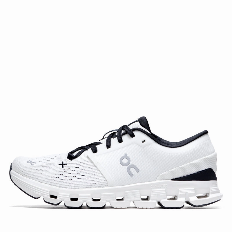 Women's On Cloud X 4 - Ivory/Black On performance shoes for runners and walkers