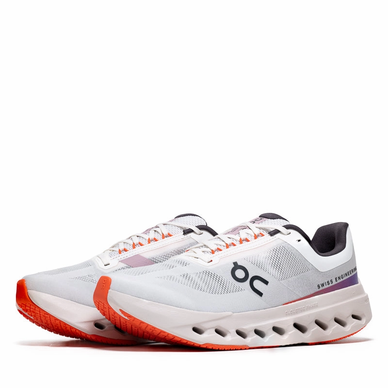 Women's On Cloudsurfer Next - White/Flame On versatile athletic shoe designs