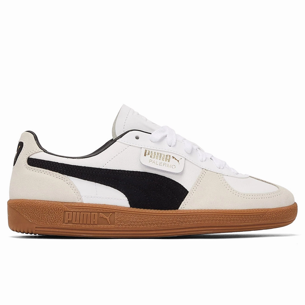 Women's Palermo - White/Vapor Grey/Gum Puma Everyday Style Shoes