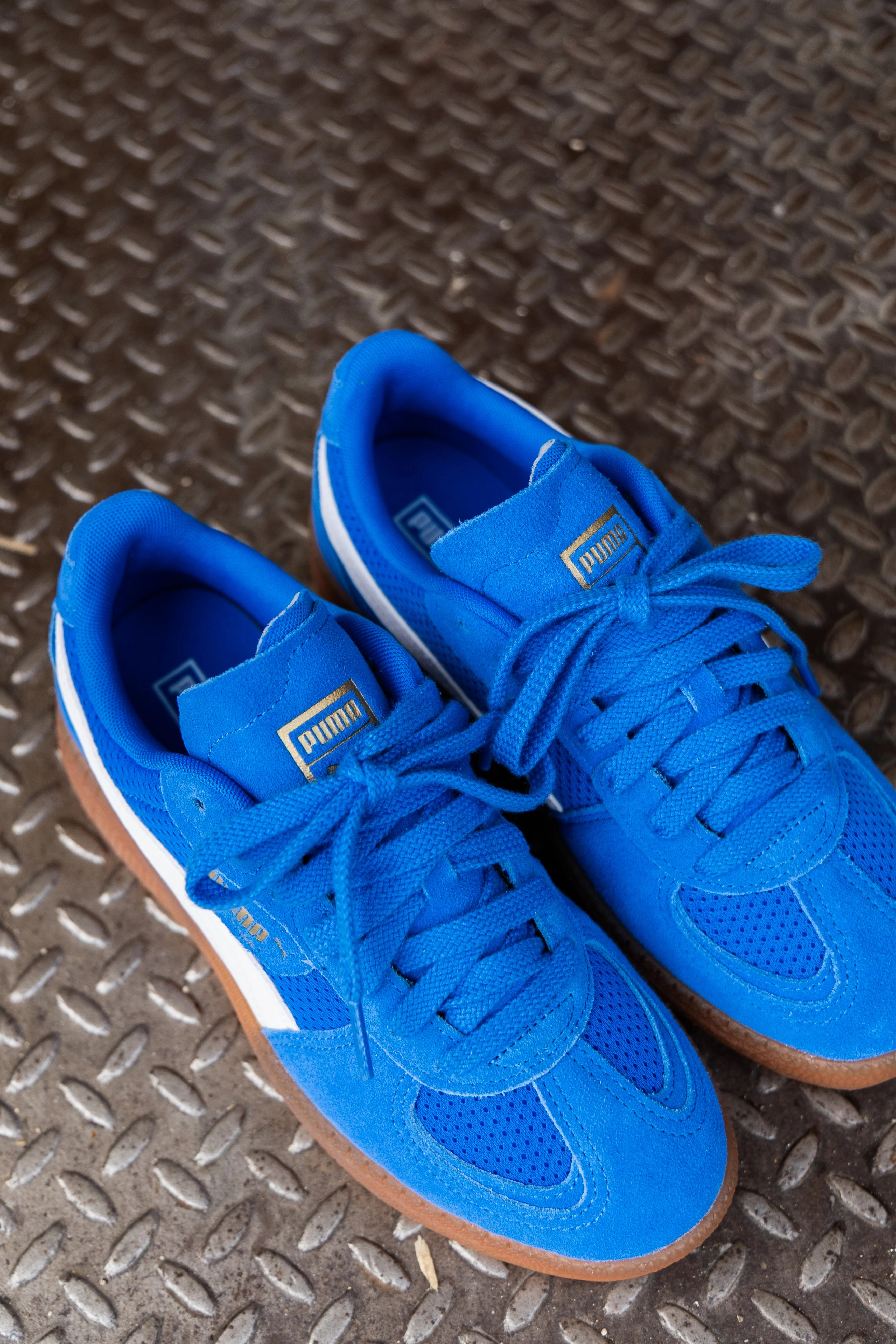 Women's Puma Palermo Moda Vintage (Hyperlink Blue/Gum) Puma athletic shoe visuals
