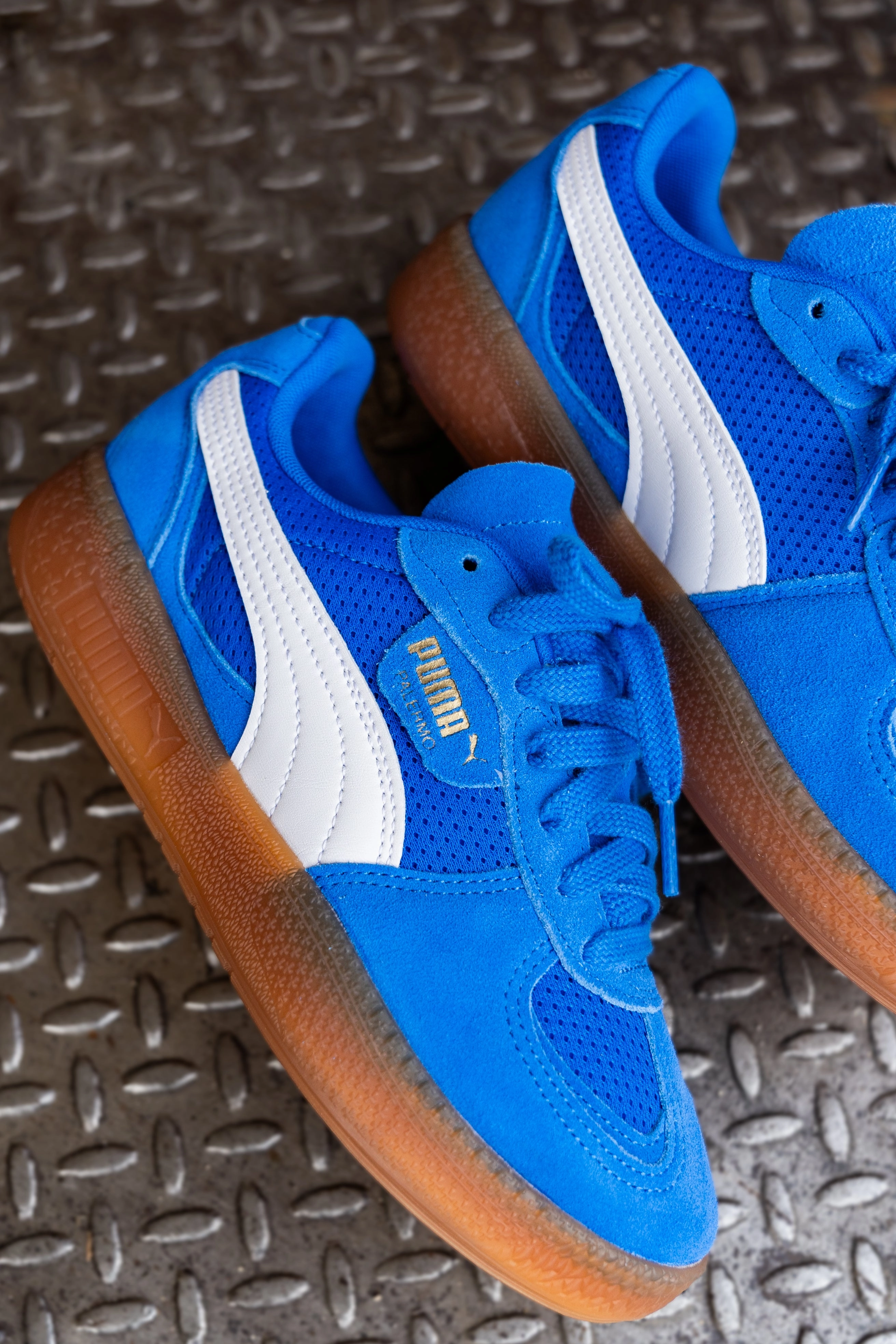 Women's Puma Palermo Moda Vintage (Hyperlink Blue/Gum) Puma athletic shoe visuals