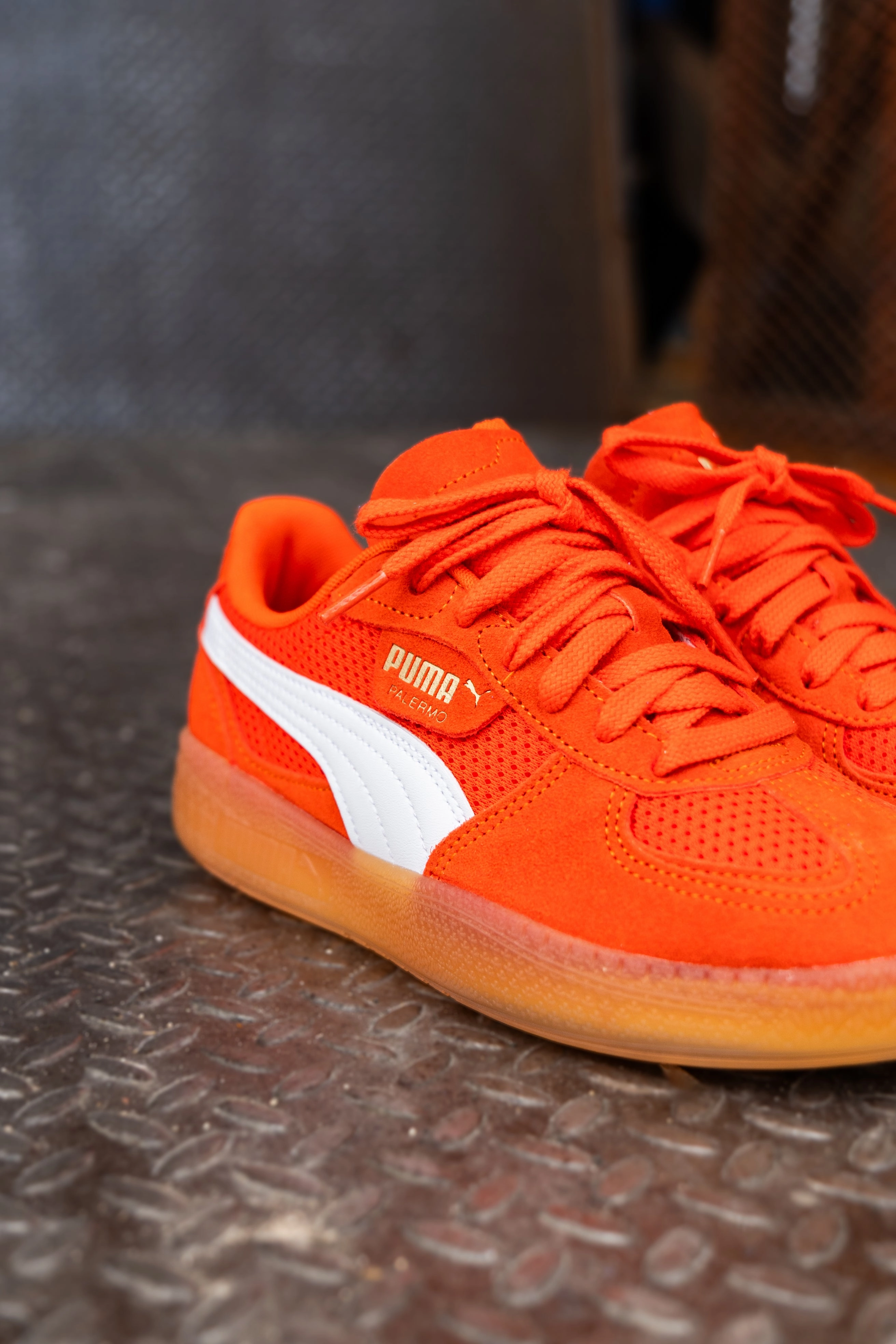 Women's Puma Palermo Moda Vintage (Redmazing/Gum) Puma athletic shoe visuals
