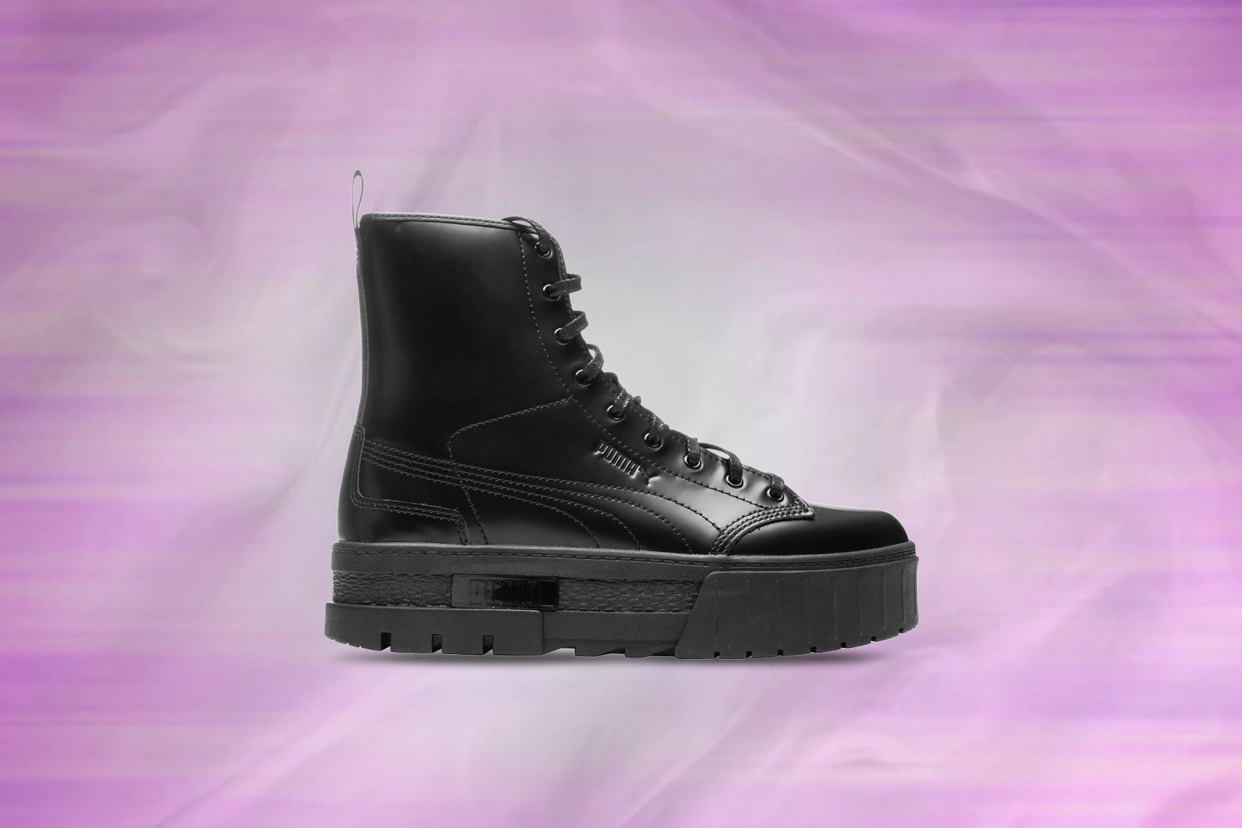 Women's Puma x Dua Lipa Mayze Boot - Puma Black Puma Suede Street Sneakers