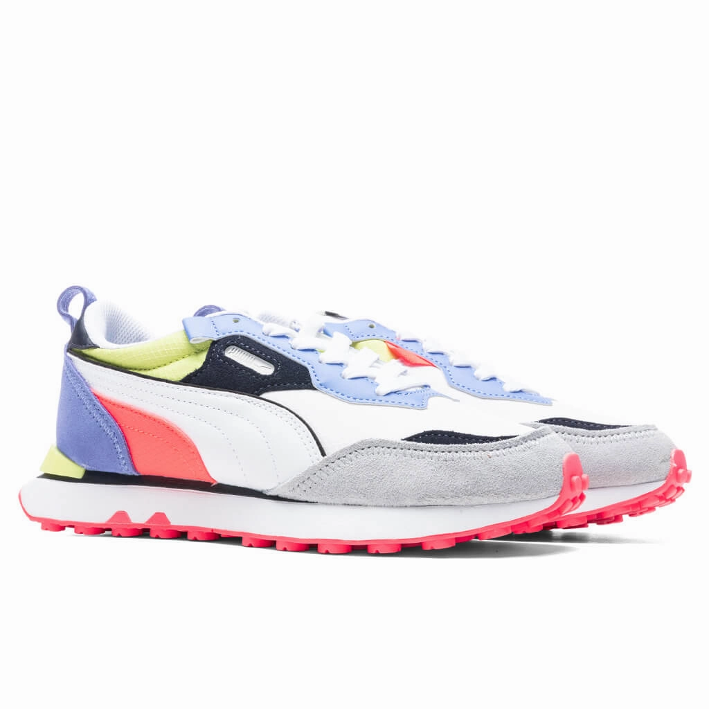 Women's Rider FV Future Vintage - White Puma Suede Street Sneakers