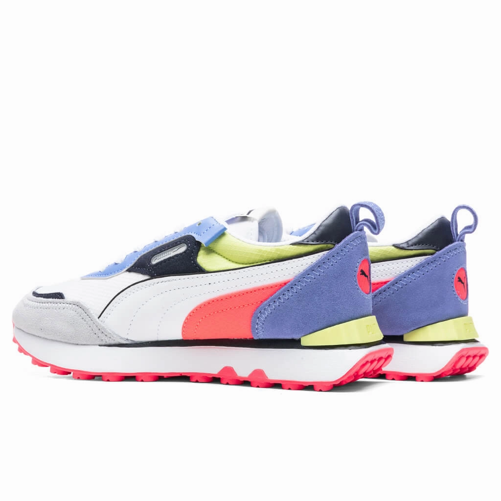 Women's Rider FV Future Vintage - White Puma Suede Street Sneakers