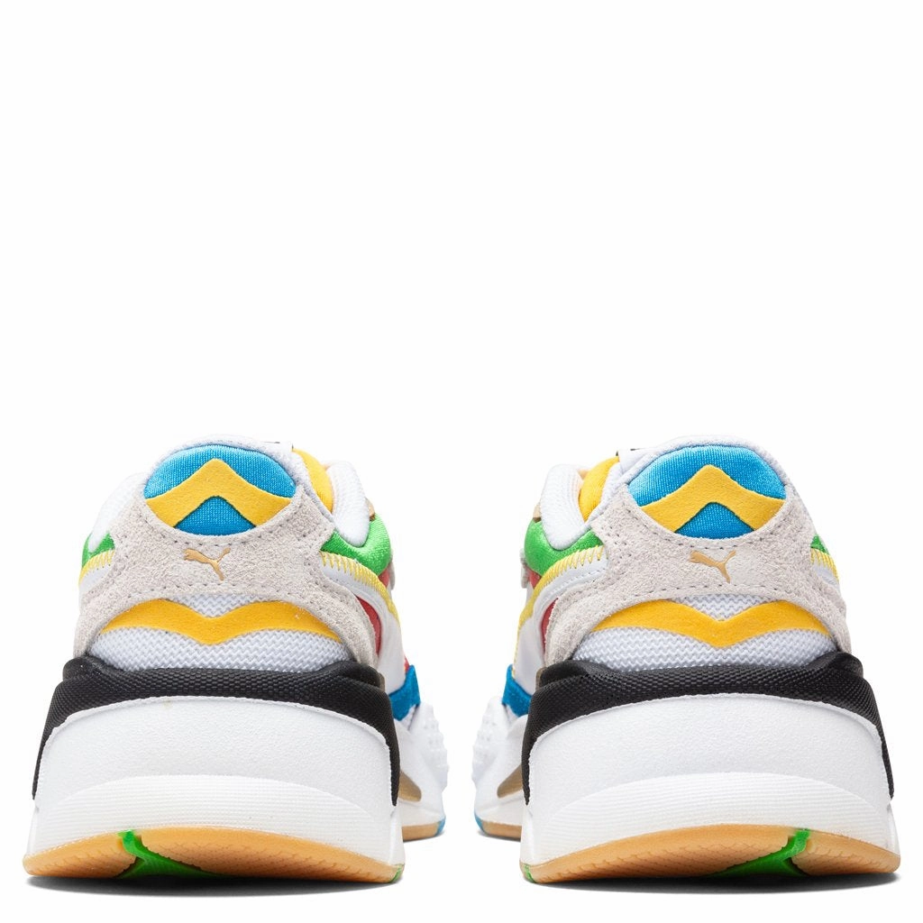 Women's RS-X3 - White Puma Stripe Logo Trainers