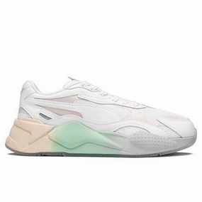 Women's RS-X Gradient - White/Rosewater Puma trainers with bold stripe logo