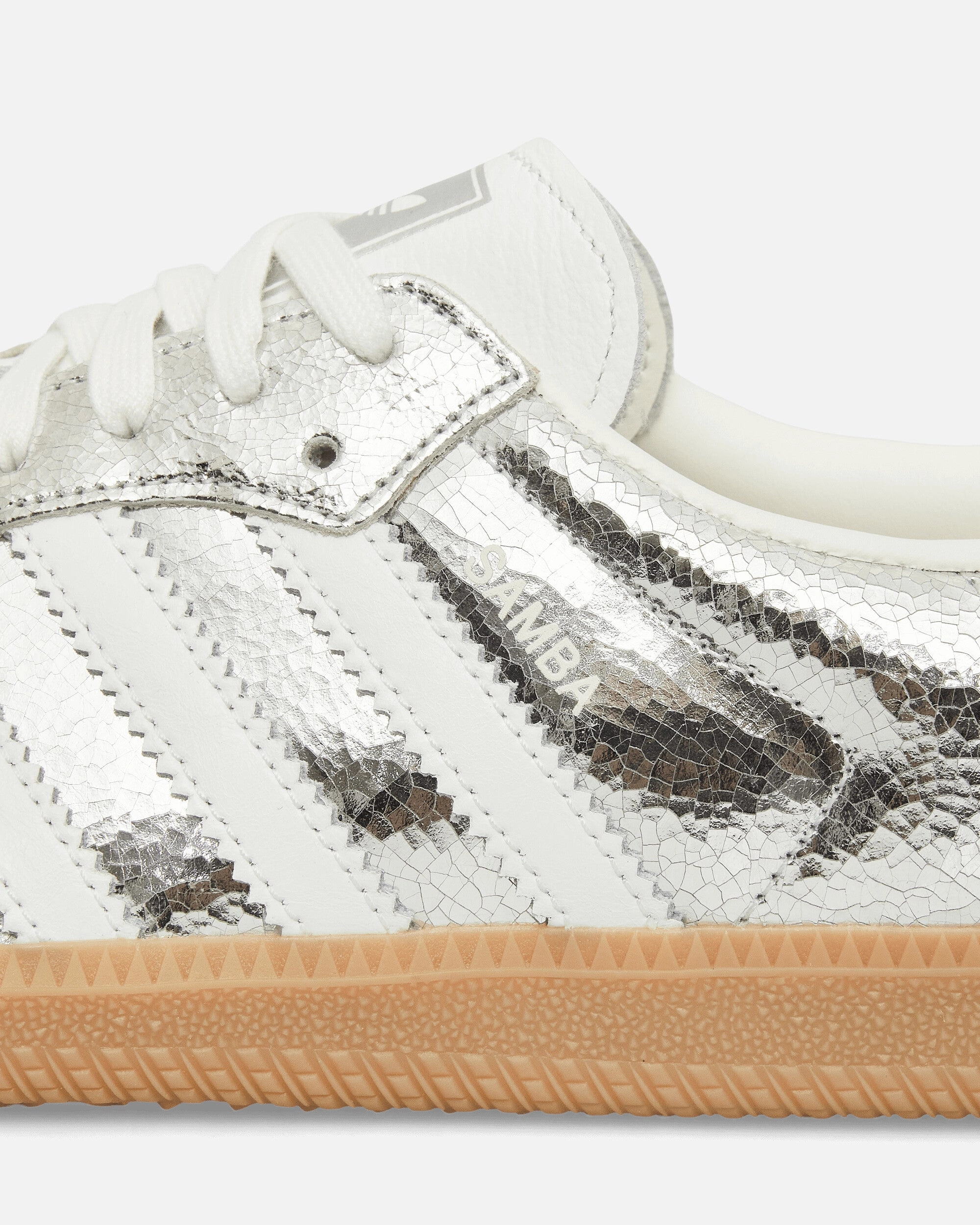 Women's Samba OG Sneakers Silver Metallic / Cloud White Comfort Sneakers