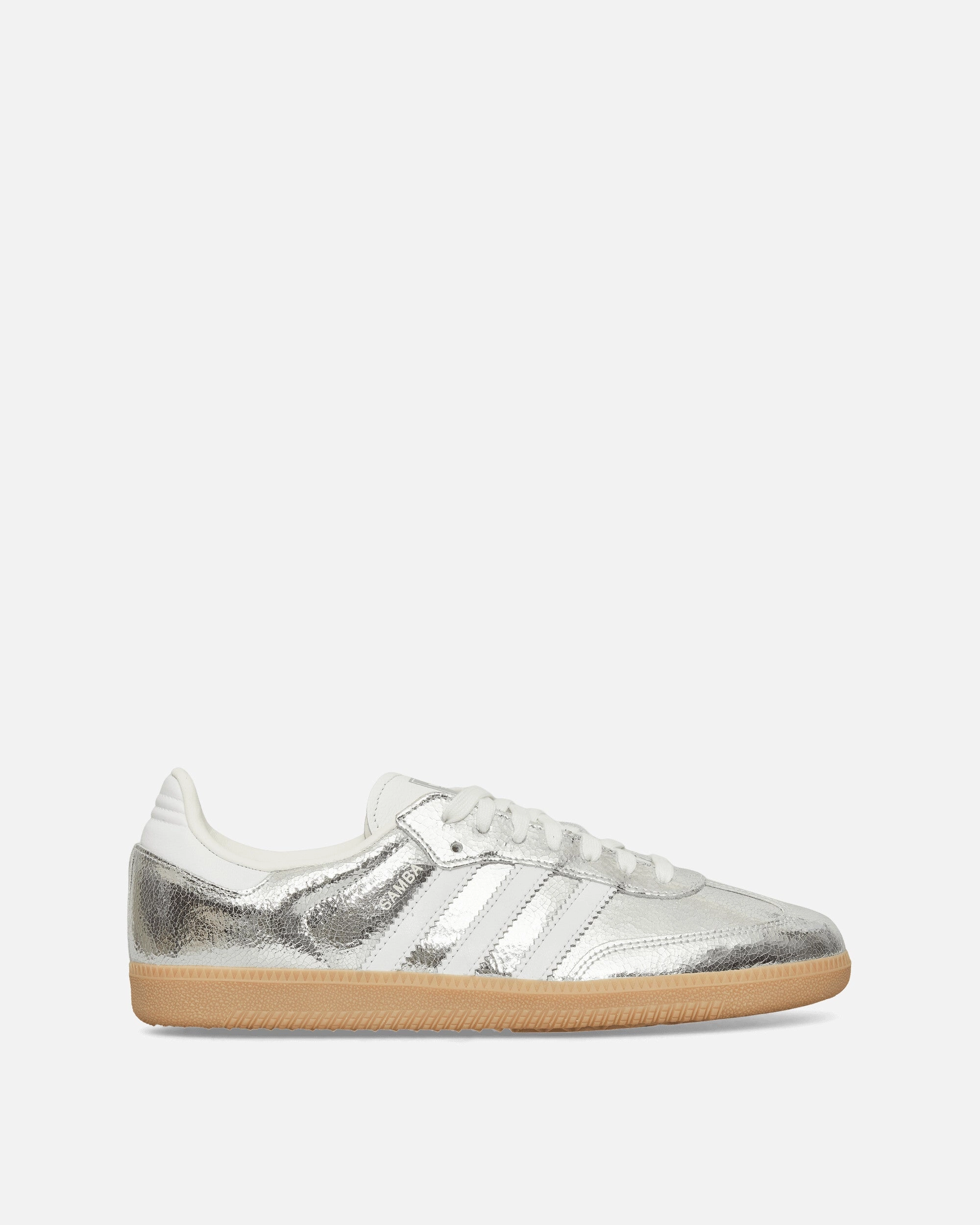 Women's Samba OG Sneakers Silver Metallic / Cloud White Adidas sneakers for everyday comfort