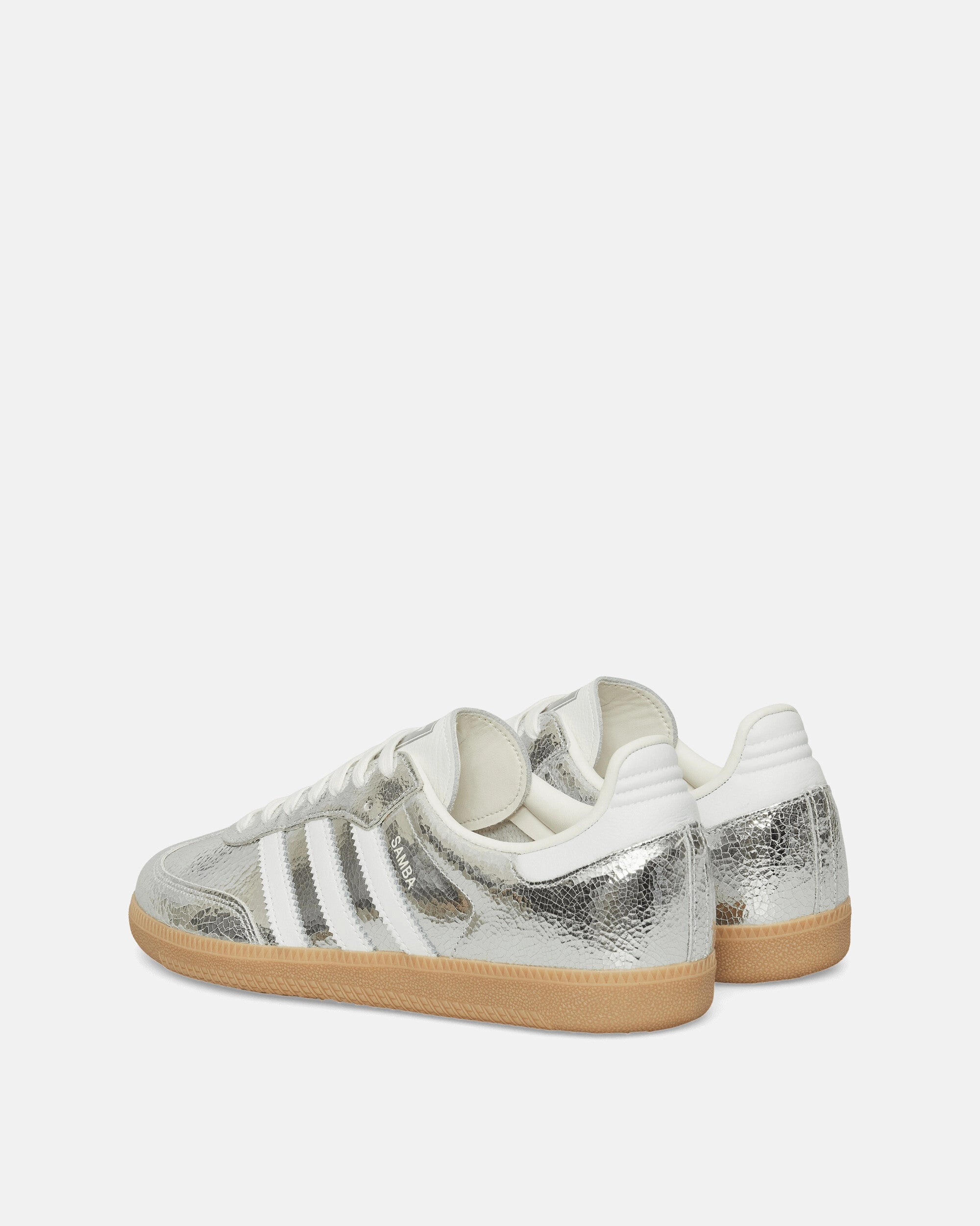 Women's Samba OG Sneakers Silver Metallic / Cloud White Comfort Sneakers