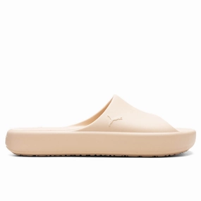 Women's Shibui Cat - Khaki Puma shoes with suede and modern shape