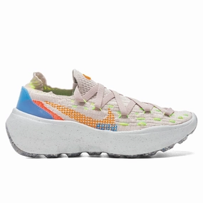 Women's Space Hippie 04 - Cave Stone/Total Orange Nike signature design with comfort fit