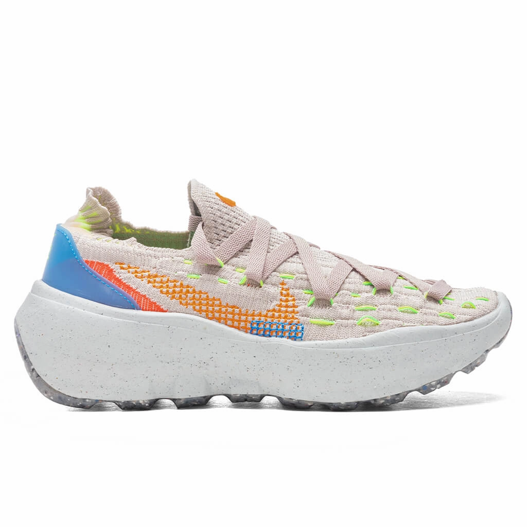 Women's Space Hippie 04 - Cave Stone/Total Orange Nike signature design with comfort fit