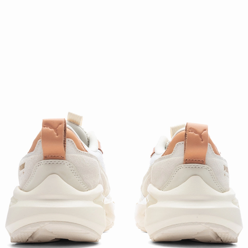 Women's Spina Nitro Premium - White/Alpine Snow Puma Suede Street Sneakers