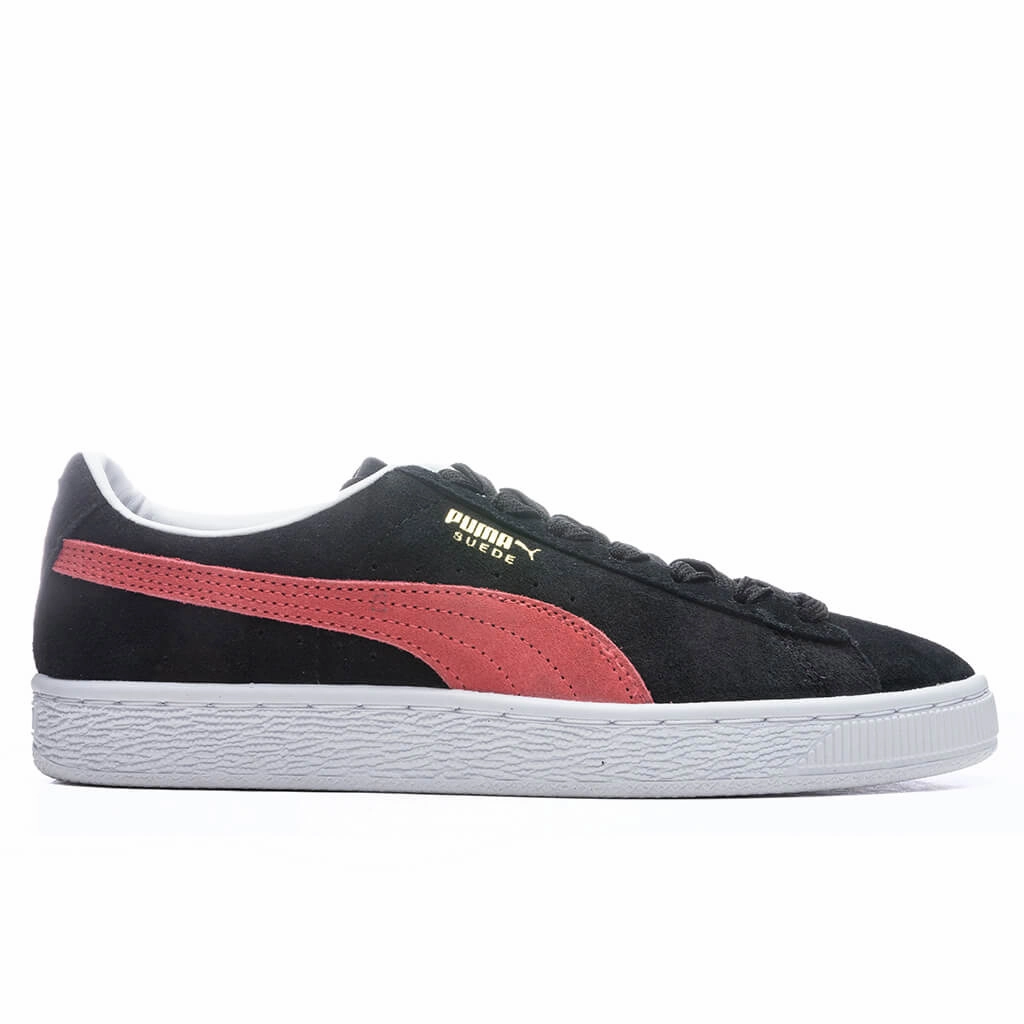 Women's Suede Classic XXI - Black Puma shoes with suede and modern shape
