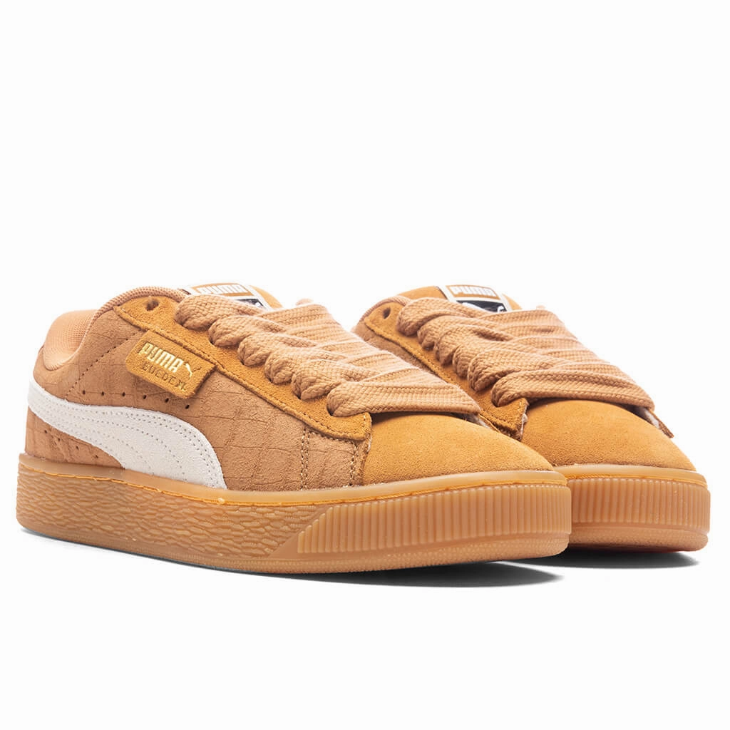 Women's Suede XL Elevated - Khaki Puma Suede Street Sneakers