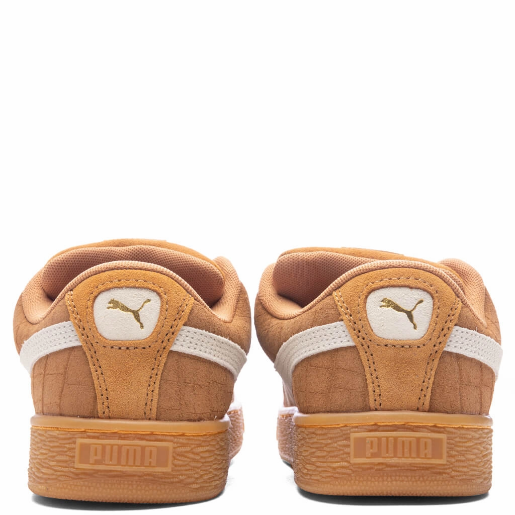Women's Suede XL Elevated - Khaki Puma Suede Street Sneakers