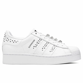 Women's Superstar Bold "Swarovski" - White/Black Classic Adidas sneakers with timeless style