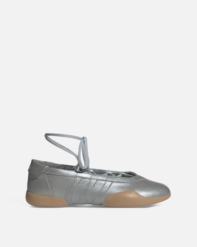 Women's Taekwondo Mei Shoes Silver Metallic Adidas sneakers for everyday comfort