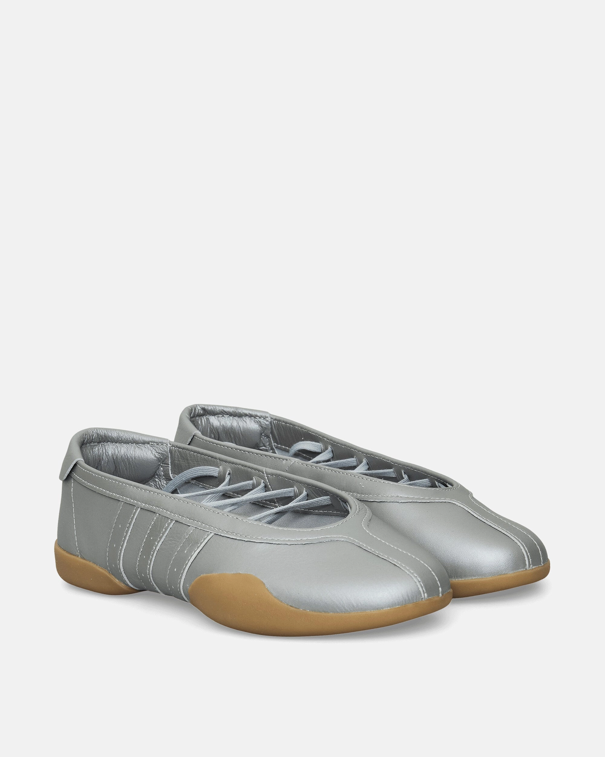 Women's Taekwondo Mei Shoes Silver Metallic Comfort Sneakers