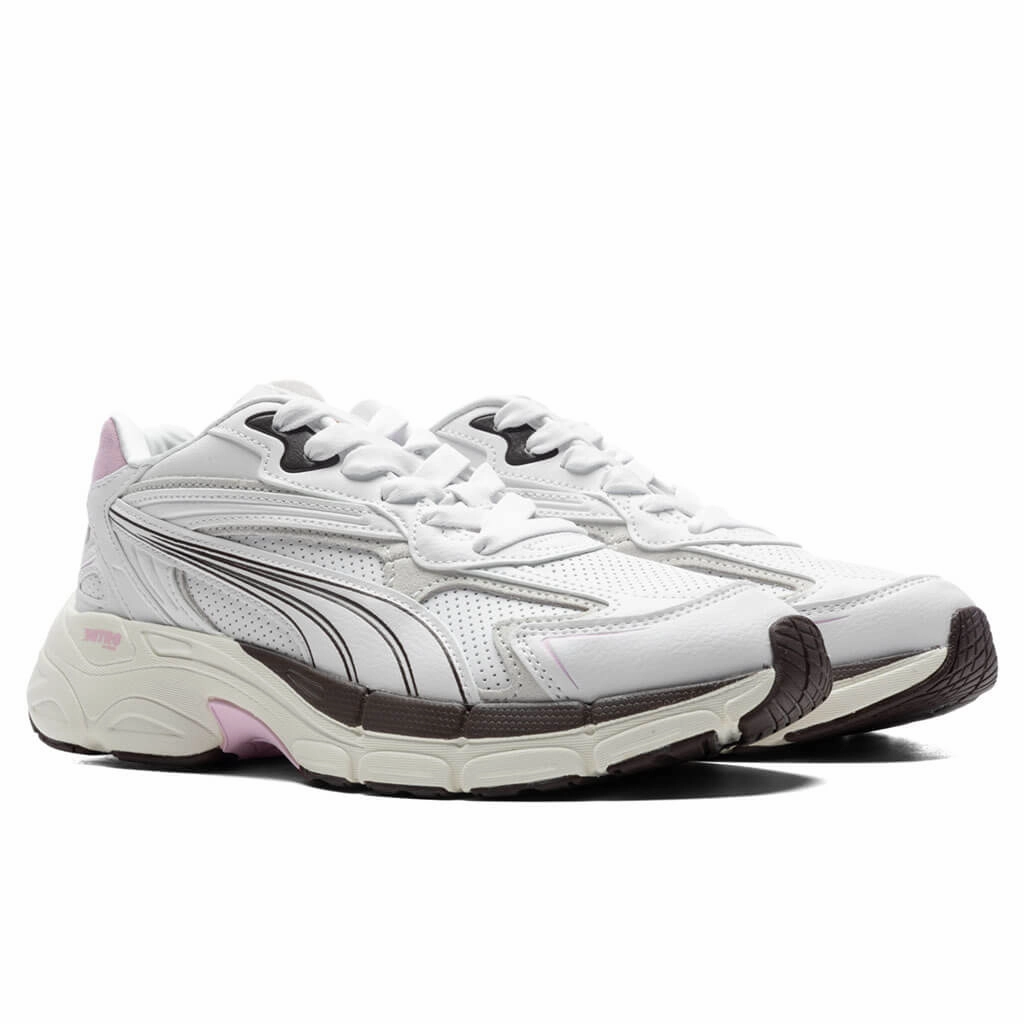 Women's Teveris Preppy - White Puma Suede Street Sneakers