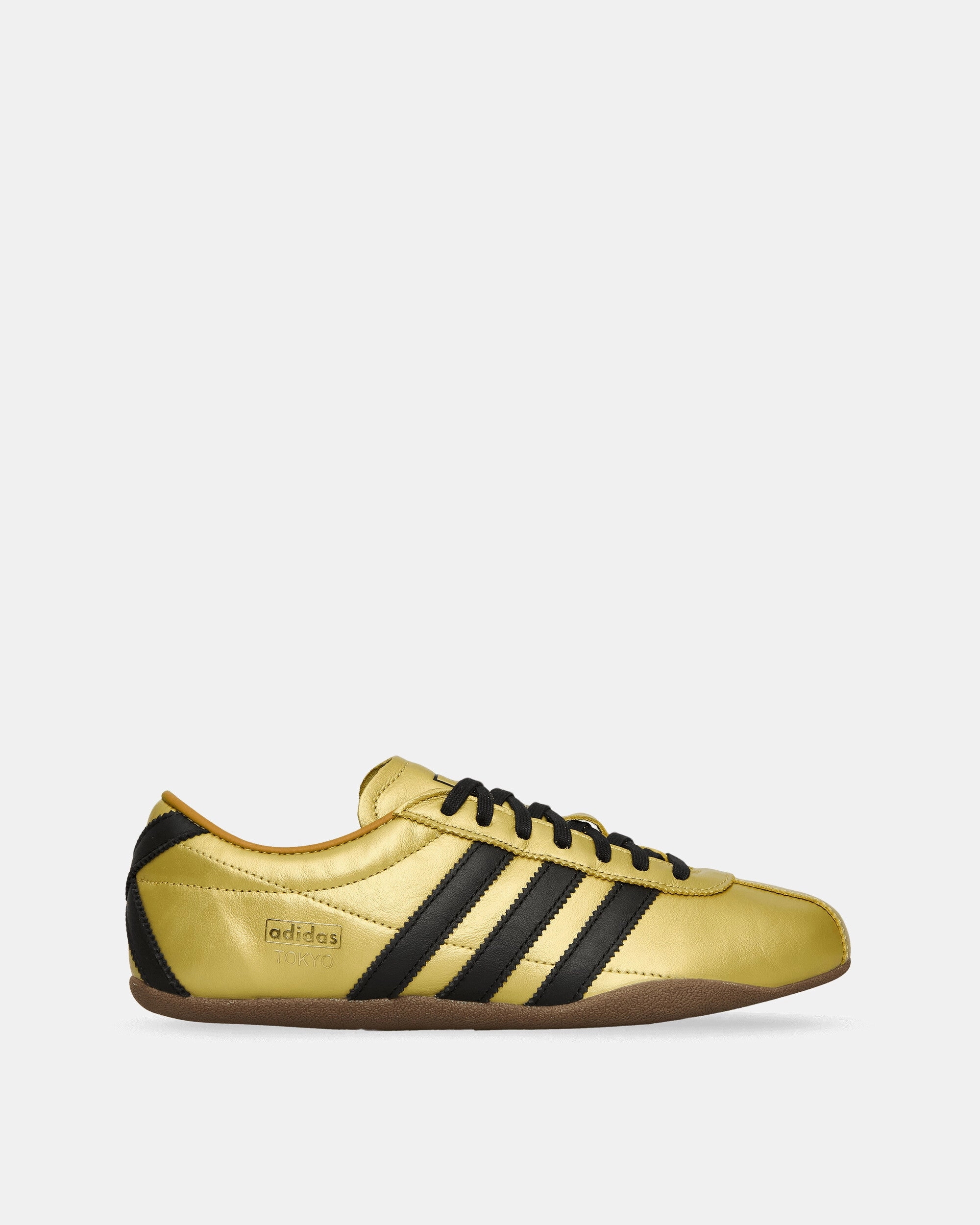 Women's Tokyo Sneakers Gold Metallic / Core Black Adidas sneakers for everyday comfort